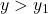 y > {y_1}