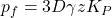 {p_f} = 3D\gamma z{K_P}