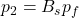 {p_2} = {B_s}{p_f}