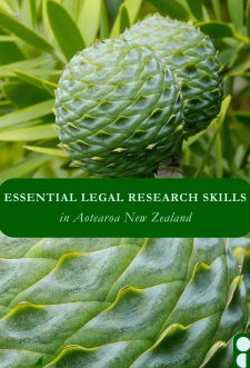 Essential Legal Research Skills in Aotearoa New Zealand book cover