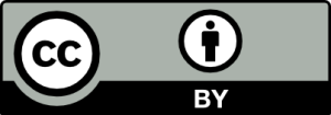 Badge for the Creative Commons Attribution license.