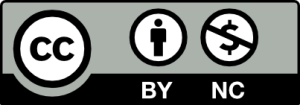 Badge for the Creative Commons Attribution Non-Commercial license.