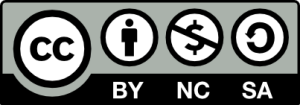 Badge for the Creative Commons Attribution Non-Commercial Share Alike license.