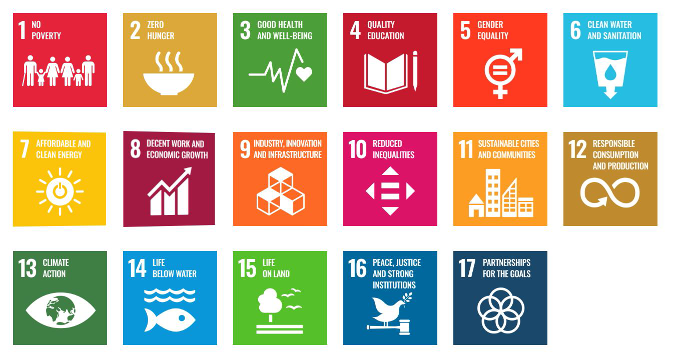 The United Nations’ 17 Strategic Development Goals (SDGs)
