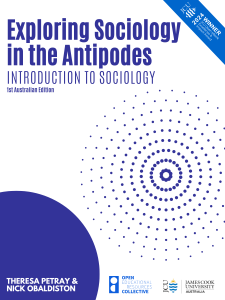 Exploring Sociology in the Antipodes: Introduction to Sociology – 1st Australian Edition book cover