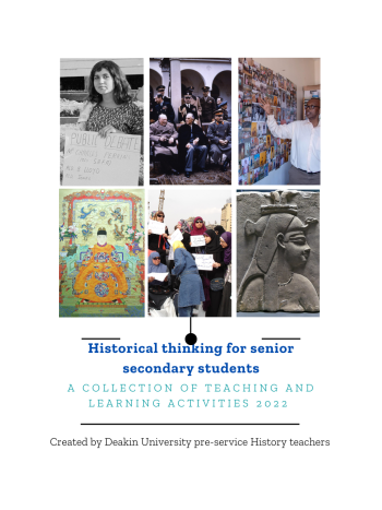 Historical thinking for senior secondary students: A collection of teaching and learning activities 2022 cover