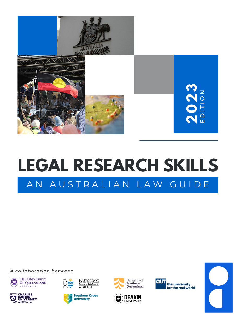 Cover image for Legal Research Skills: An Australian Law Guide