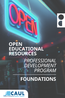 CAUL Open Educational Resources Professional Development Program: Foundations book cover
