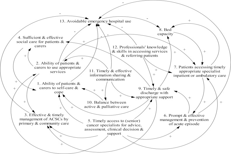 Figure from Chen et al. (2019) depicts the factors contribution to emergency department presentations and the relationships between those factors
