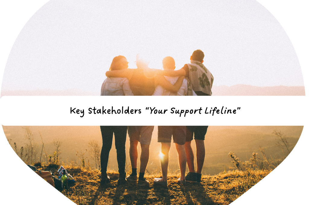 Banner: "Key stakeholders: Your support lifeline"