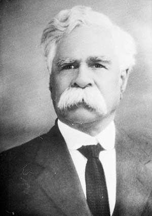 Black and white photograph portrait of William Cooper.