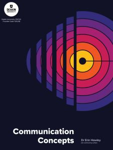 Communication Concepts book cover