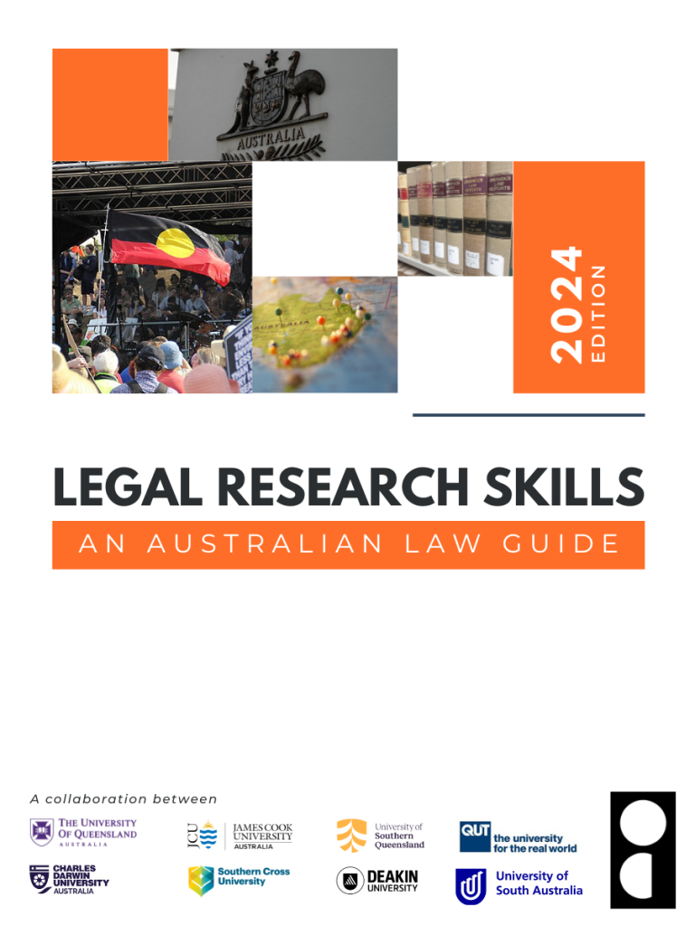 Legal Research Skills An Australian Law Guide 2024 Edition Open   2024 Legal Research Cover 768x1024 