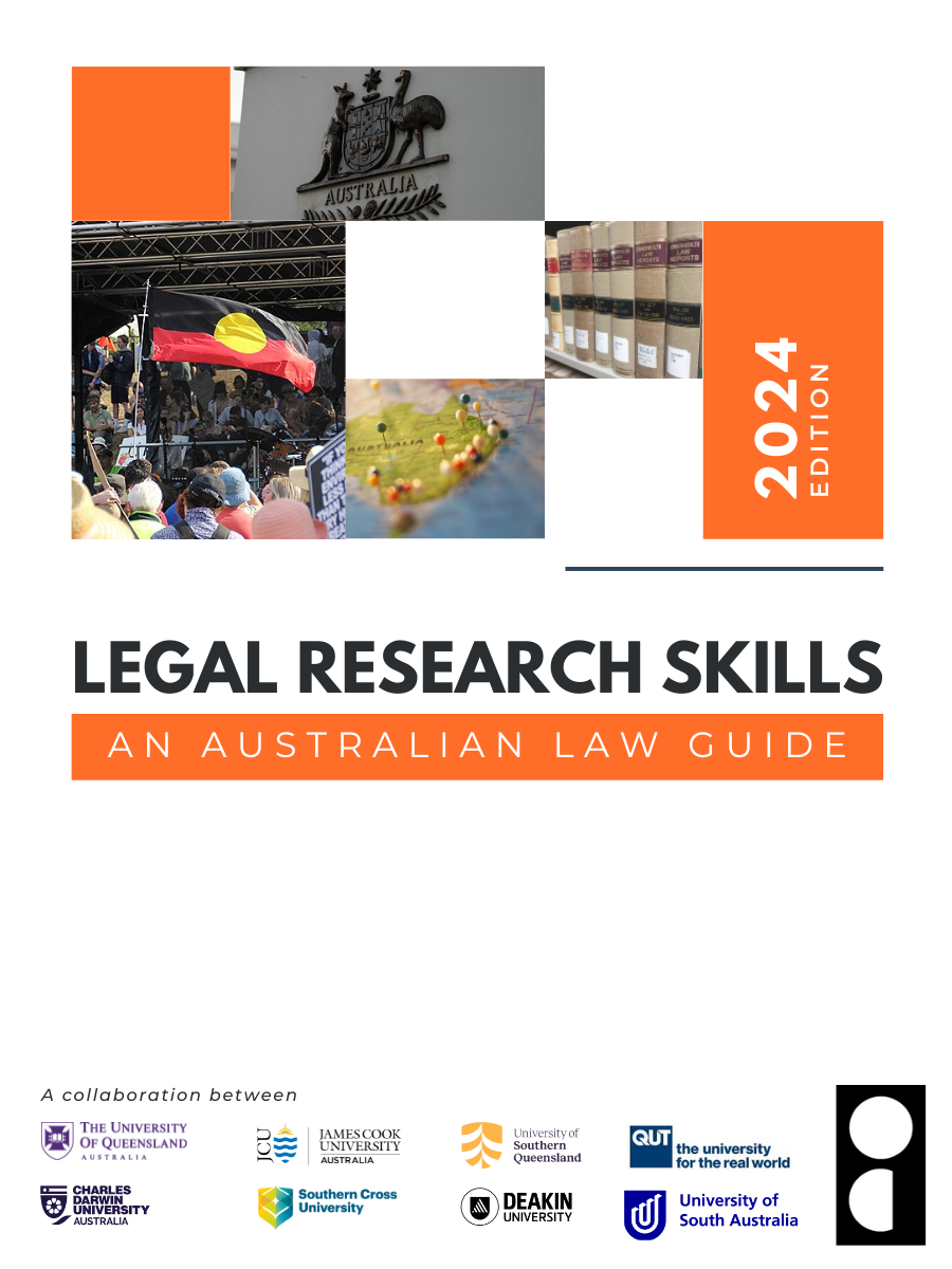 Cover image for Legal Research Skills: An Australian Law Guide: 2024 Edition